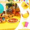 12 Pack Assorted Neon Color Plastic Tablecloth Disposable (54 x 72 Inch,Bright Color)